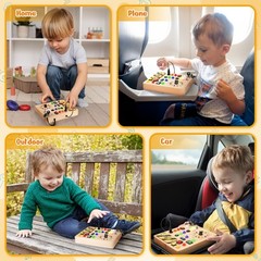 Busy Board With Led Light Montessori Toys For 1-3 Years Old Boys Girls Wooden…