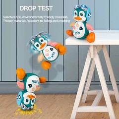 Baby Crawling Musical Penguin Toy Light Sound Interactive Toddler Educational US