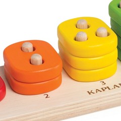 Kaplan Early Learning Toddler Stacking Number Board