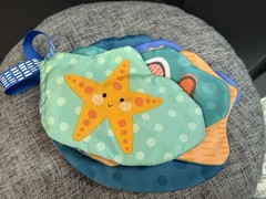 Mixed Brand Lot of 5 Soft Books Plush Stuffed Animal Baby Toy Crinkle Sensory