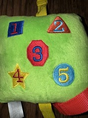 Buckle Buster Square Learning Interactive Activity Fine Motor Skill with Buckles
