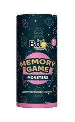 16Pcs Monsters Memory Game Wooden Disc Matching Natural Toys Christmas Gift