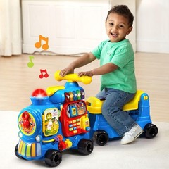 VTech Sit-to-Stand Ultimate Alphabet Train – Blue | Educational Toy for Toddlers
