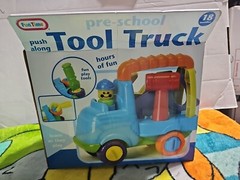NEW Fun Time Push Along Pre-School Tool Truck 18 Months+