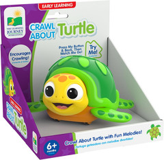 The Learning Journey Crawl about Sea Turtle – Musical Crawling Toy for Babies –