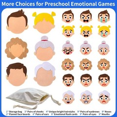 116-Pc Emotions Busy Board Set – Build Emotional Intelligence for Toddlers