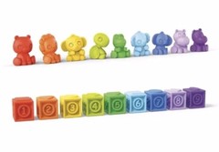 Bright Starts Block and Buddies Holiday Baby Toy Gift Set – 18pc