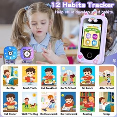 Kids Smart Phone for Girls, Christmas Birthday Gifts for Girls Age 3-10 Kids …