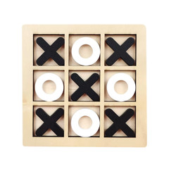 Montessori Wooden Mini Chess Brain Training Puzzle Toy US
