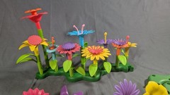 Greentoys Garden Play Set for Kids Flower Stacking Toys Build A Garden -100+ Pcs