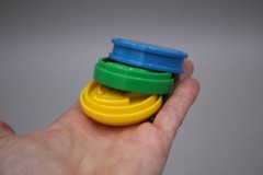 VTech Crunch Count Dinosaur Replacement Food Coins 3 pcs Blueberry Pea Bananas