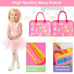 Toddlers Learning/Activities Toy Montessori Toys Busy Board for 2 Years Old Girl