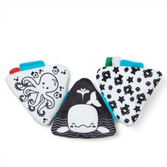 Melissa & Doug Ocean Tummy Time Triangle Baby Toy Infant Developmental NEW