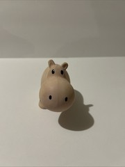 Tikiri My First Zoo Organic Natural Rubber Hippo Rattle Baby Toy