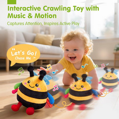 Baby Toy for 6 + 12 18 Months – Crawling Musical Dancing Bouncing Learning Bee P