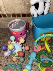 Baby Infant Sensory Toy & Teether Large Lot Bundle #C9