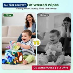 Baby Toys 6-12 Months – Baby Tissue Box Toy for 6 9 12 18 Months Old Montessori