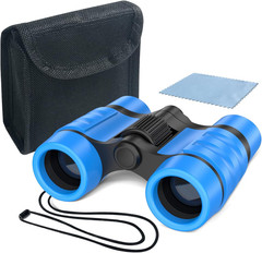 Binoculars for Kids, Blue | Toys Gifts for Age 3-10+ Years, Boys Girls Telescope