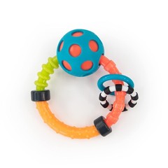 Sassy My First Rattles Newborn Gift Set with 3 Soft and 3 Piece Set, Multi