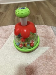 Chicco Activity Toy Dome Rattle Push/Press Spinner w/ Colored Balls Multicolor