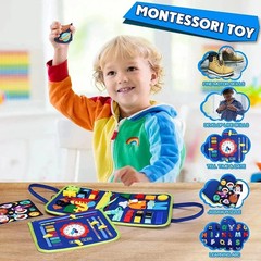 Toddler Montessori Busy Board Kids Montessori Learning Toys Toddlers Travel Toy