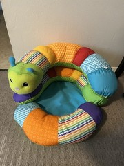 Baby Infantino Prop-A-Pillar Caterpillar Tummy Time And Seated Support Pillow
