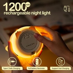 Penguin Night Light, LED Squishy Novelty Animal Night Lamp, Food Baby Penguin