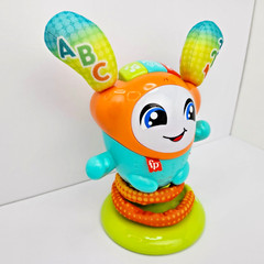 Fisher Price DJ Bouncin’ Beats Learning Toy Sings Dances Records Lights-Up