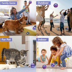 Extreme Super High Bouncing Ball Moon Shape, Improve Hand-Eye Coordination, Easy