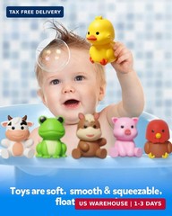 Coogam 10Pcs Farm Animal Matching Toys, Fine Motor Sorting Games for Kids Age 1-
