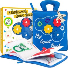 Busy Book for Toddlers 1-3 – Airplane Toys My Quiet Book Montessori Toys