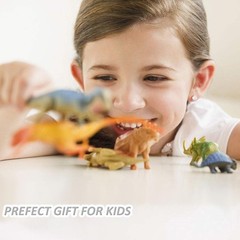 Dinosaur Toy Set – 78 Mini Figures Including T-rex & Stegosaurus for Parties