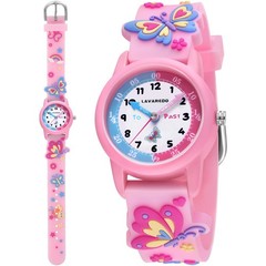 , Cute 3D Cartoon Watches, Waterproof Analog Learning-to-Tell-Time with Soft …