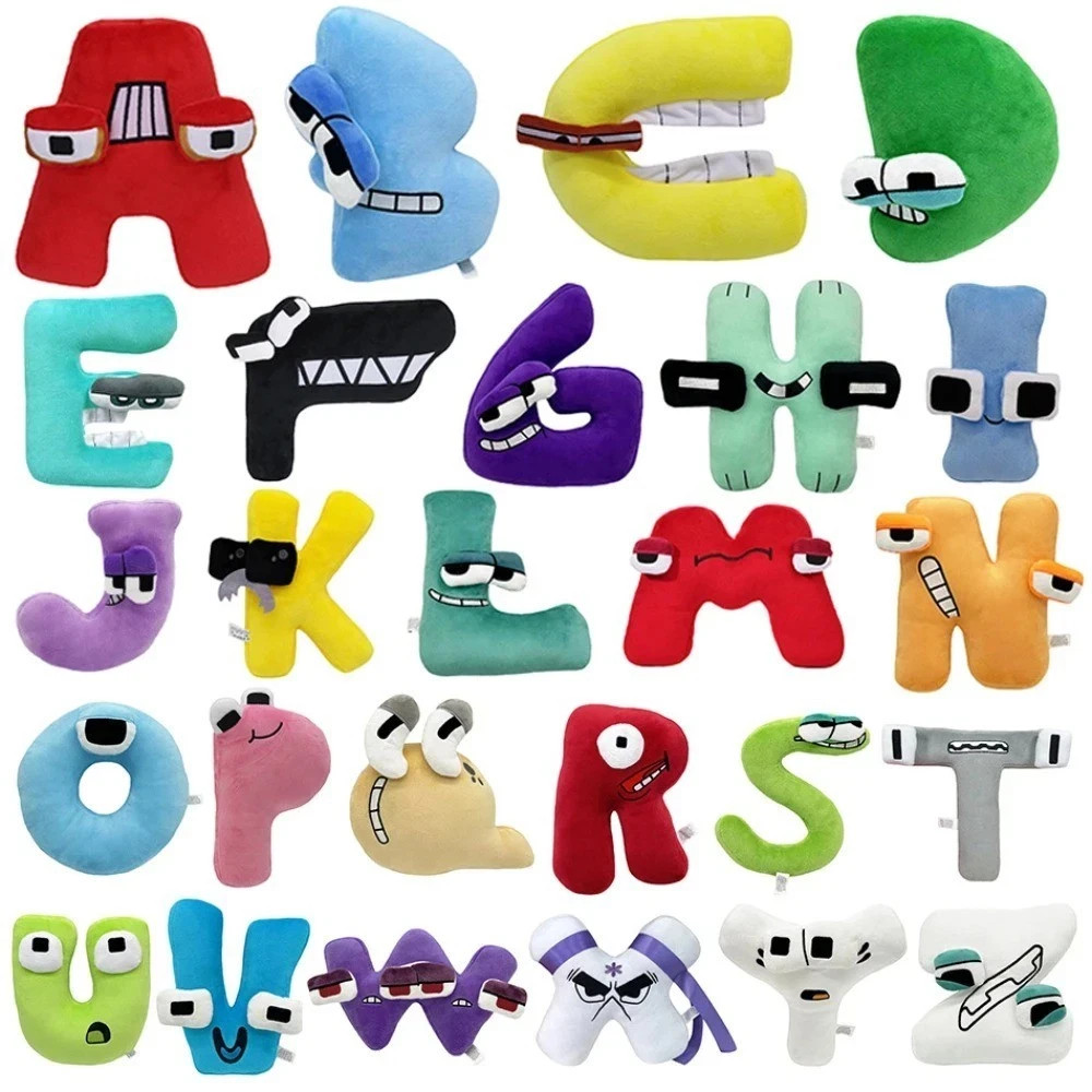 ✨ Alphabet Lore Plush Toys | ABC Letter Stuffed Animal Educational Gift for Kids
