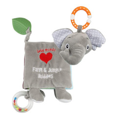 Libros para bebés lephant Touch and Feel, juguetes de 0 a 6 meses.