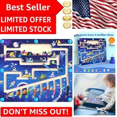 Fun & Safe Magnetic Toddler Maze – Develops Fine Motor Skills & Problem Solving