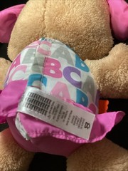 Fisher-Price Laugh & Learn Sis Smart Stages Plush Pup Toy Pink Dress Works (G)