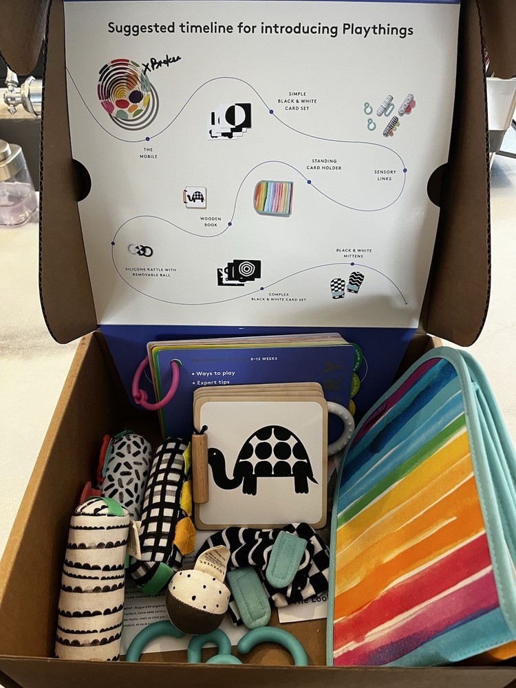 Lovevery The Looker Play Kit (0-12 Weeks)-Almost Complete