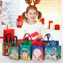 24pcs Christmas Gift Bags Assorted Sizes,Reusable Gift Bags With Handles for …