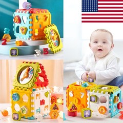 1-2 Years old Toddler Toys 6 in 1 Baby Boys & Girls Holiday US