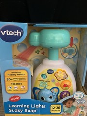 Vtech Learning Lights Sudsy Soap Toy Toddler 12-36 Months. Cause Effects Toy.