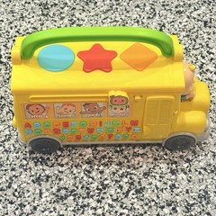 Cocomelon Musical Learning Bus, Number And Letter Recognition Yellow School Bus