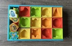 Parents Magazine Play + Learn Puzzle Block Critters Educational Toy 2001 EUC