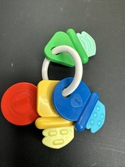 Vintage 1990 Shelcore Inc Musical Teething Keys Baby Toy Music Not Working