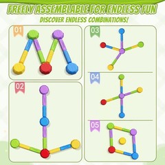 Balance Beams Stepping Stones for Kids, Obstacle Courses Sensory Toys for Tod…