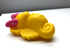 Lot Of 2 Bath Toys Seahorse Lady Bug Multicolor Unisex Babies Kids Mattel