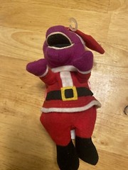 Barney We Wish You A Merry Christmas Plush Board Book 1999
