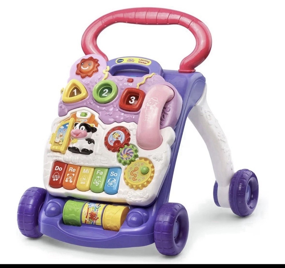 VTech Sit-to-Stand Learning Walker (Frustration Free Packaging), Lavender