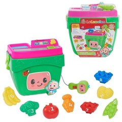 CoComelon Veggie Fun Learning Basket Play Food Checkout Counter Music & Sounds!