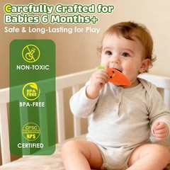 Baby Sensory Garden Plush Toy – Soft Fruits Vegetables for 6-12 Months